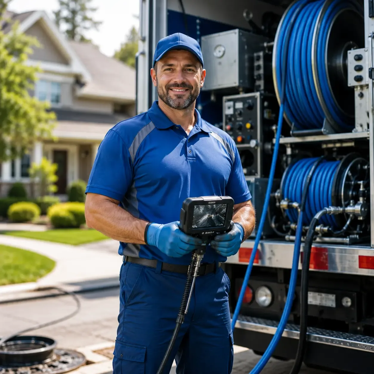 Local outdoor drain cleaning specialists in Hightstown, NJ